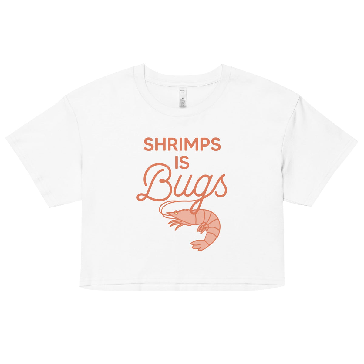 Shrimps Is Bugs Women's Crop Tee product image 3