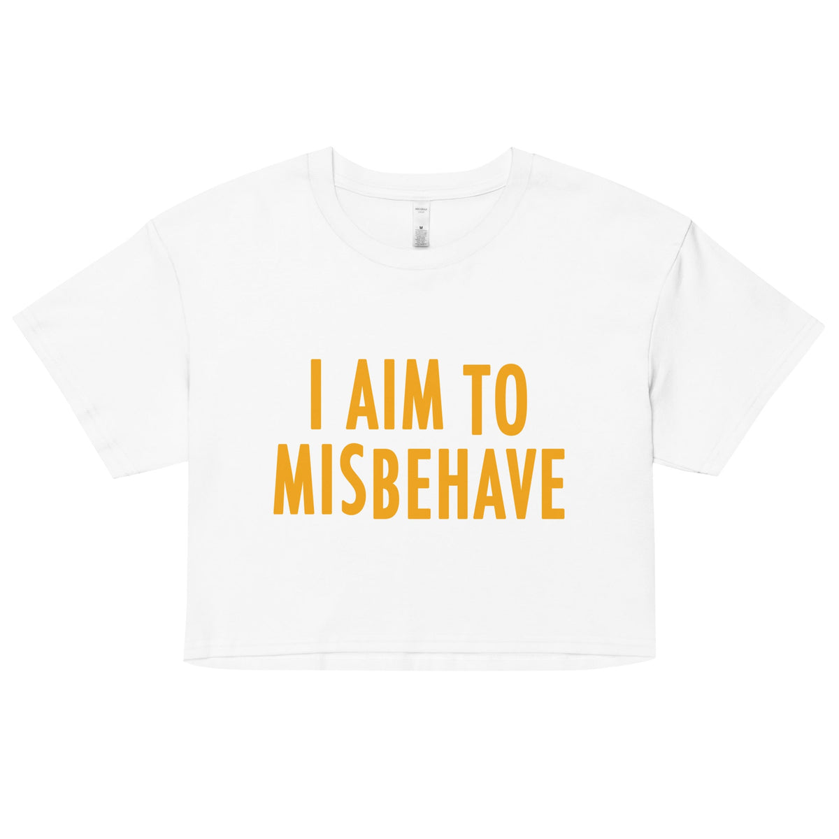 I Aim To Misbehave Women's Crop Tee product image 2