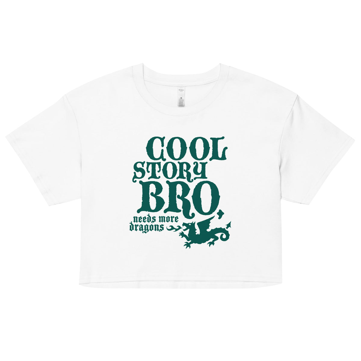 Cool Story Bro, Needs More Dragons Women's Crop Tee product image 6