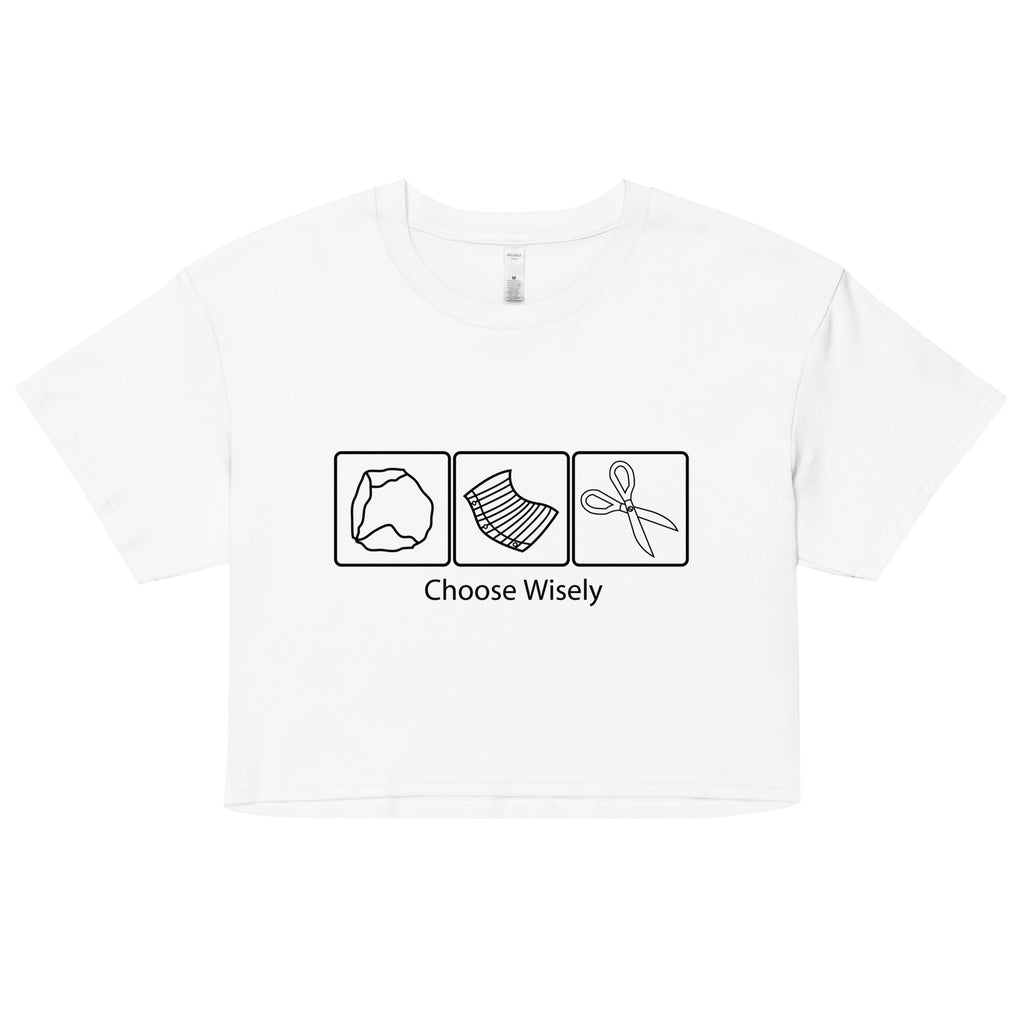 Choose Wisely Women's Crop Tee product image 5