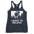 I Want To Believe Tardis Women's Racerback Tank