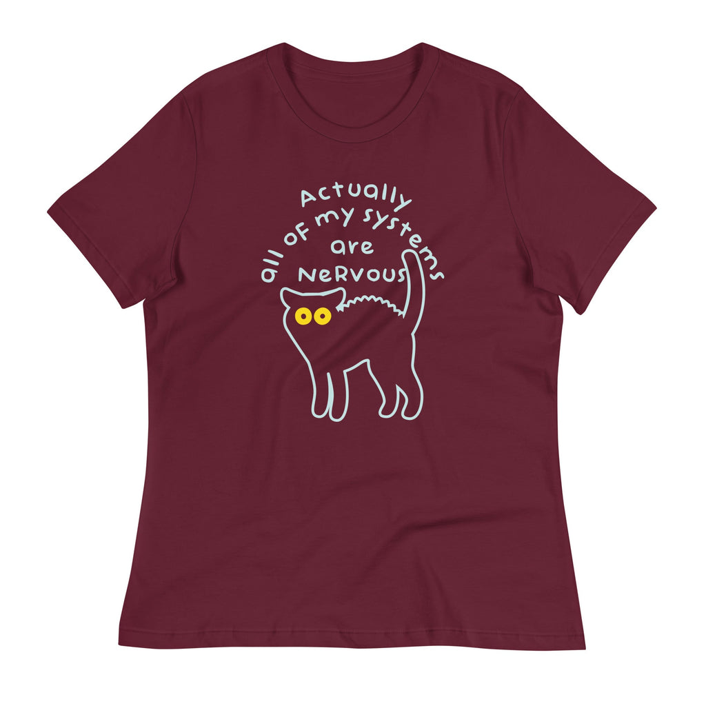 Actually All Of My Systems Are Nervous Women's Signature Tee product image 3