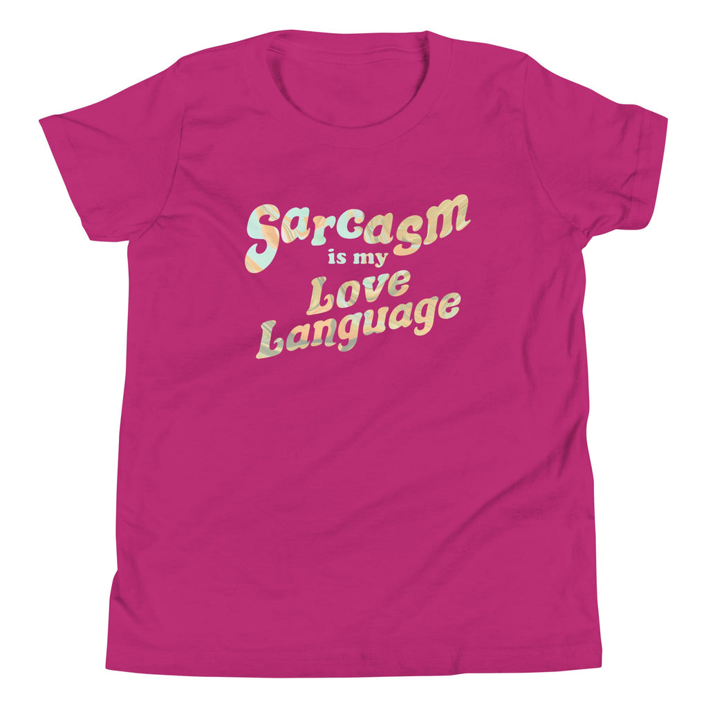 Sarcasm Is My Love Language Kid's Youth Tee product image 5
