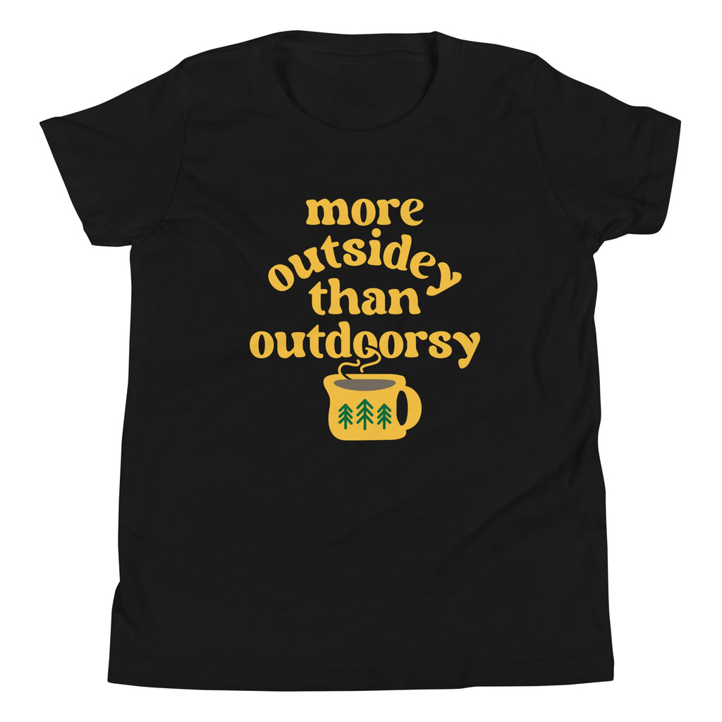 More Outsidey Than Outdoorsy Kid's Youth Tee product image 3