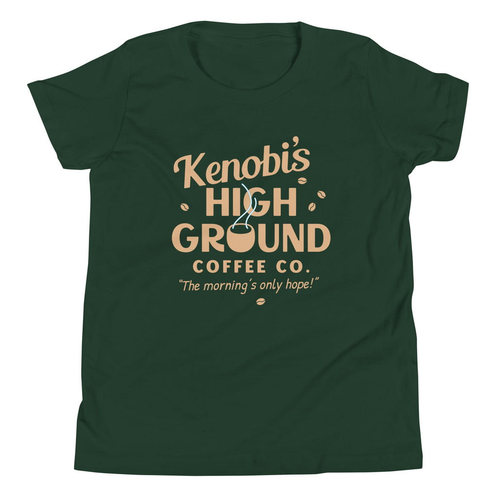 Kenobi's High Ground Coffee Co Kid's Youth Tee product image 4