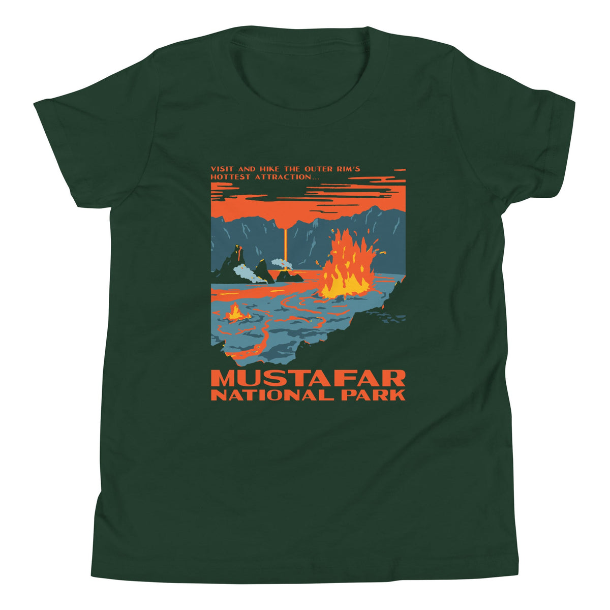 Mustafar National Park Kid's Youth Tee product image 4