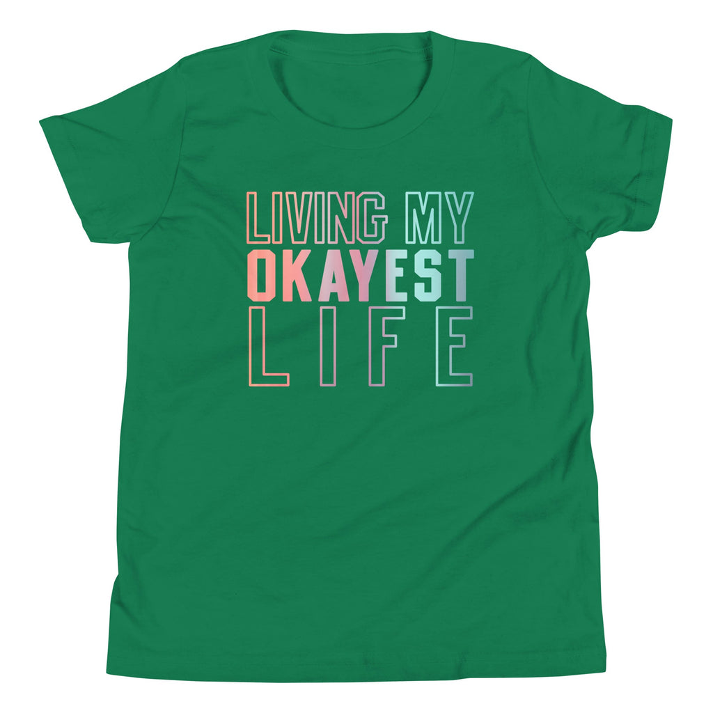 Living My Okayest Life Kid's Youth Tee product image 5