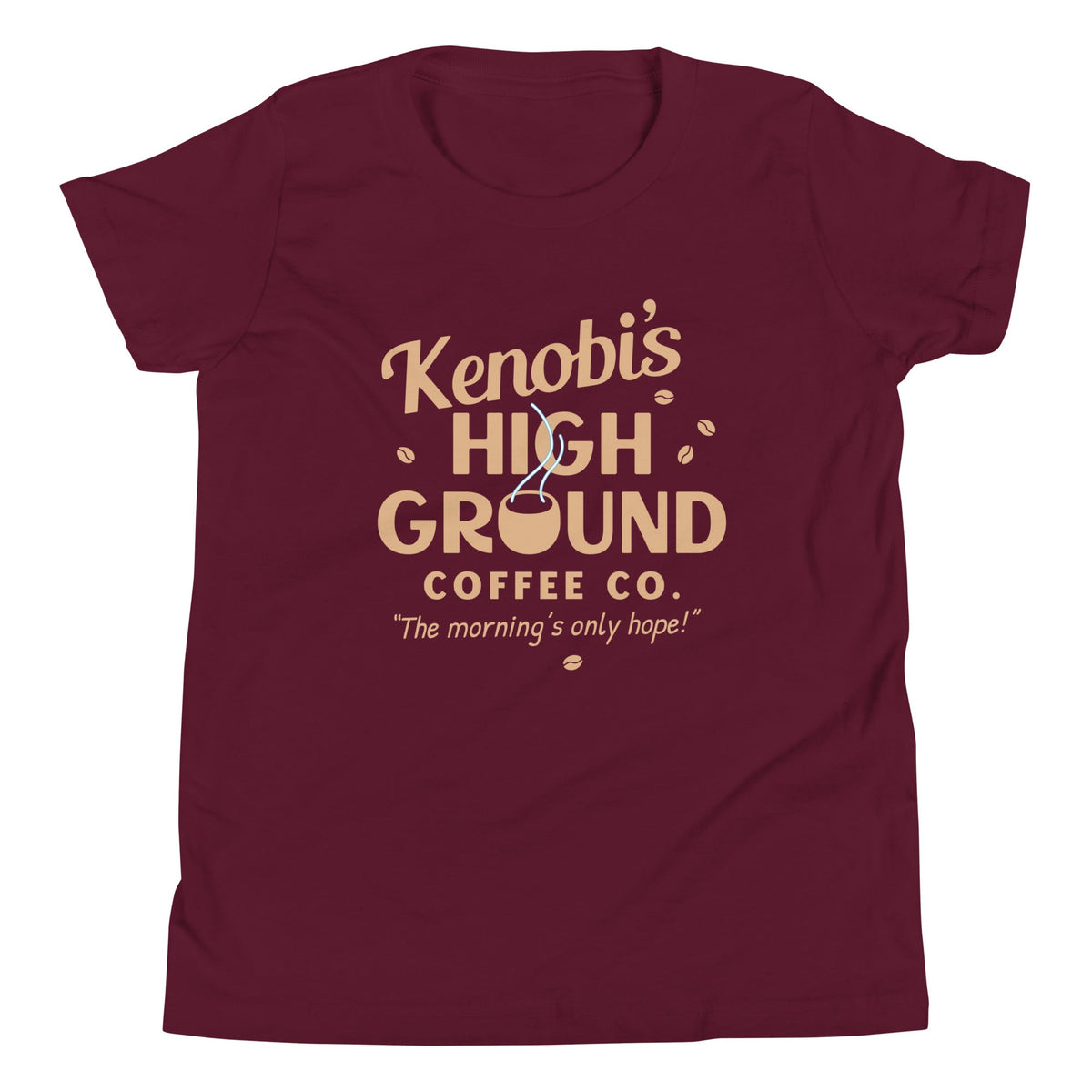 Kenobi's High Ground Coffee Co Kid's Youth Tee product image 3
