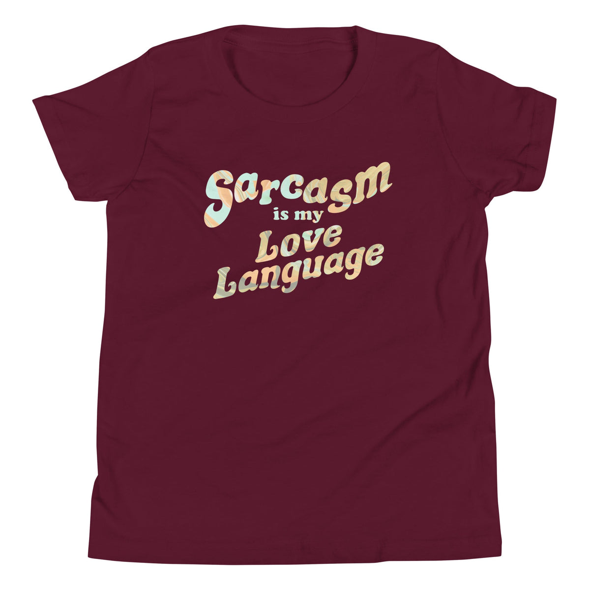 Sarcasm Is My Love Language Kid's Youth Tee product image 3