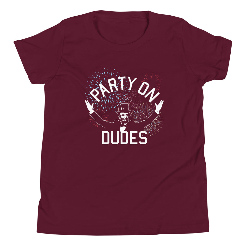 Party On Dudes Kid's Youth Tee product image 3