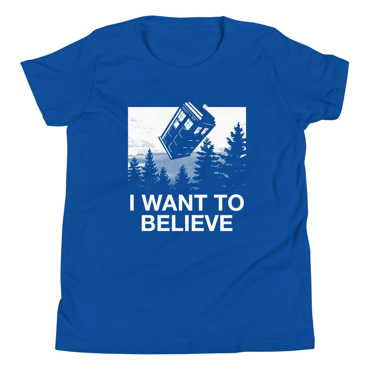 I Want To Believe Tardis Kid's Youth Tee product image 5
