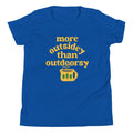 More Outsidey Than Outdoorsy Kid's Youth Tee product image 1