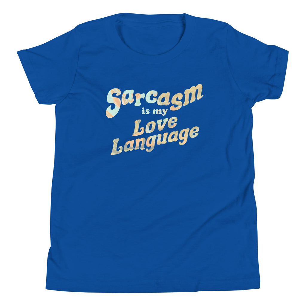Sarcasm Is My Love Language Kid's Youth Tee product image 4